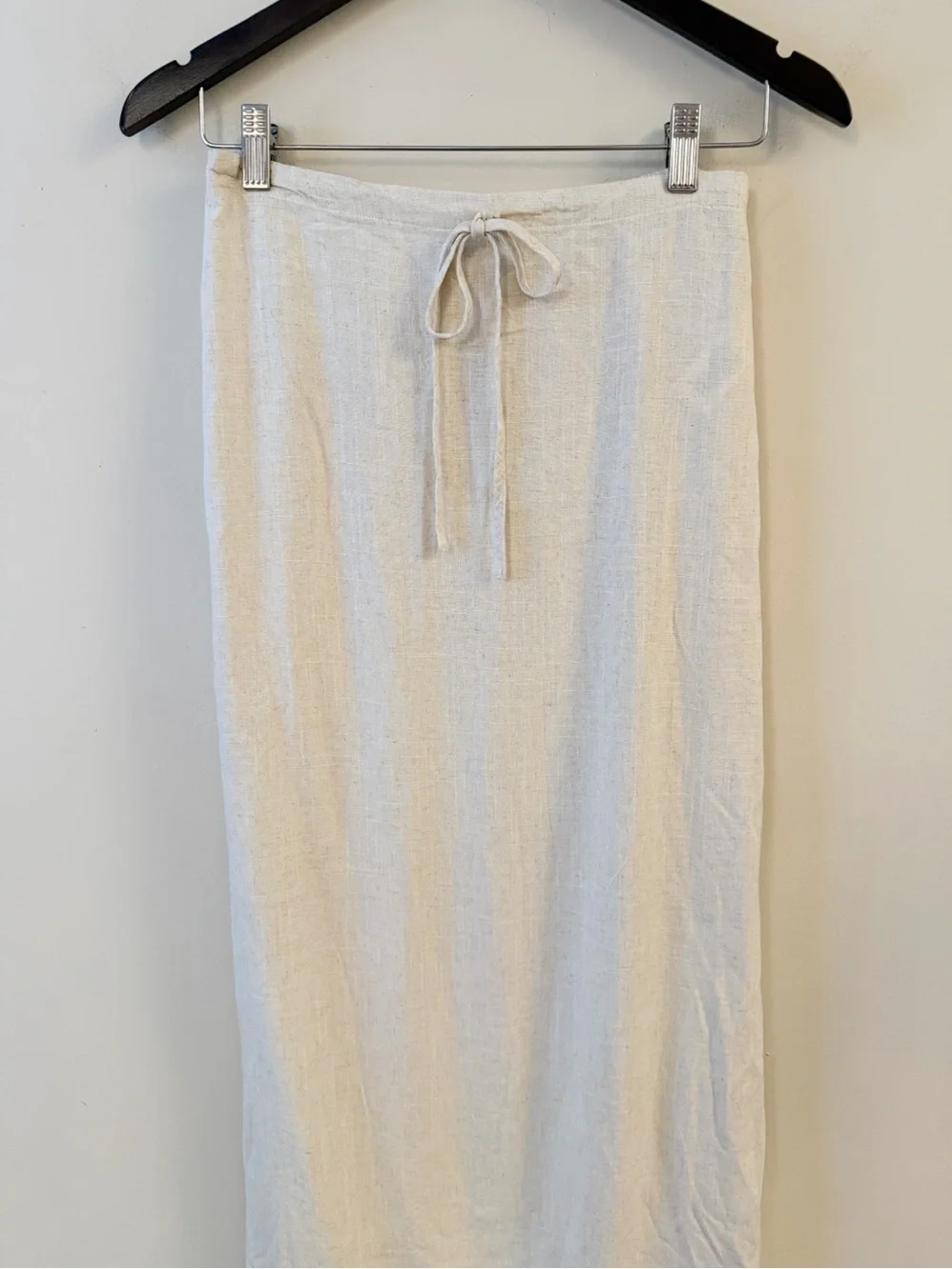 Song of Style by Aimee Song Revolve Linen Blend Midi Skirt Size Small